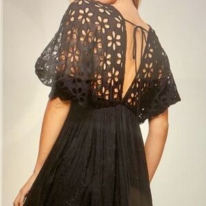 Free People One, Black Mini Dress